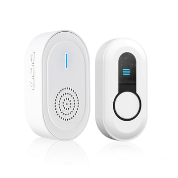 Daytech Téléavertisseur sans fil pour soignants et système de bouton d'appel d'urgence - Rechargeable, portable et extensible avec une portée de 1 000 pieds